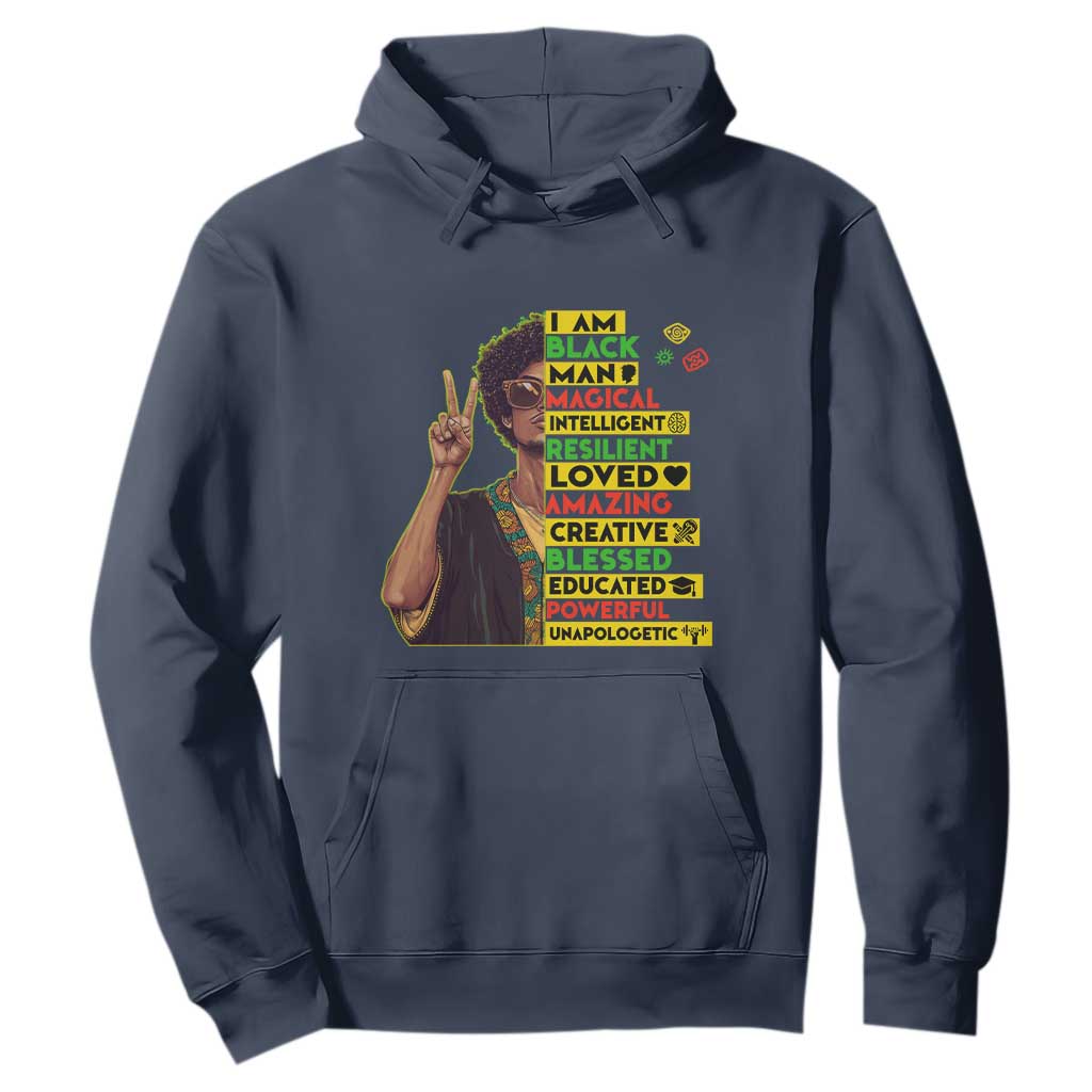 I Am Black Woman Afro Hoodie African American Pride Black History Month