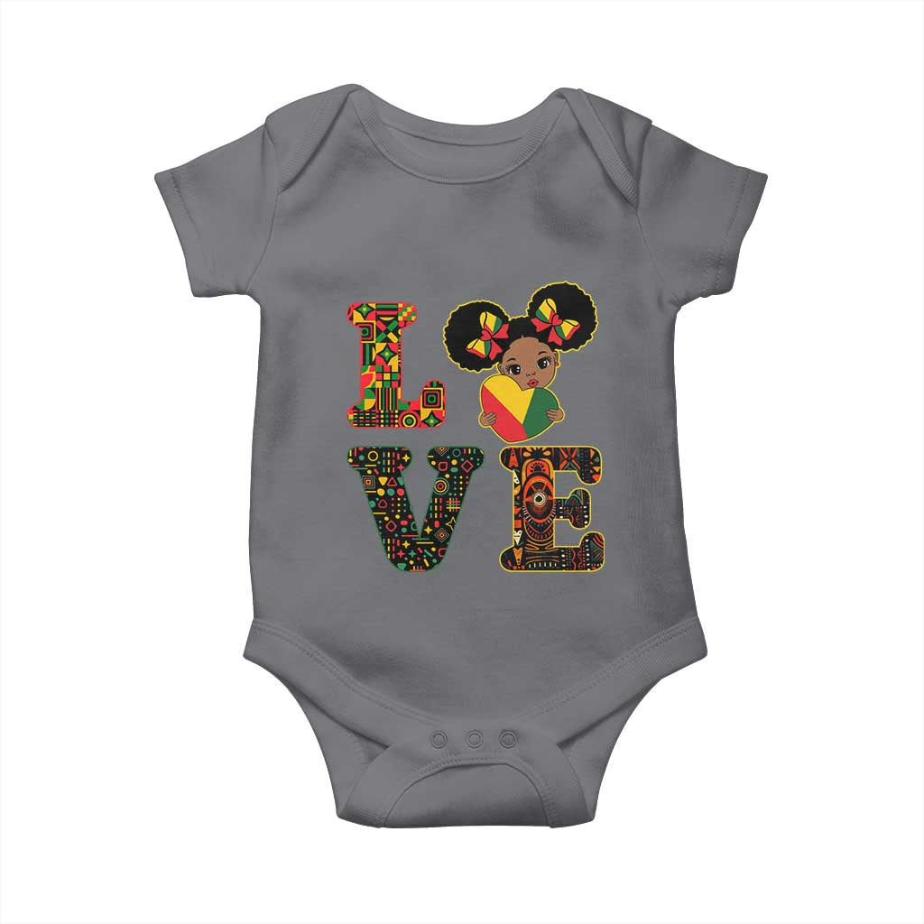 I Am Black Child Cute Girl Baby Onesie LOVE Black History Month Strong African Pride