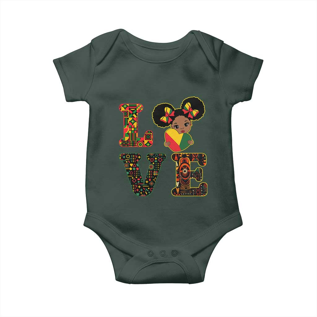 I Am Black Child Cute Girl Baby Onesie LOVE Black History Month Strong African Pride