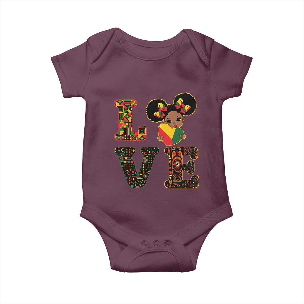 I Am Black Child Cute Girl Baby Onesie LOVE Black History Month Strong African Pride