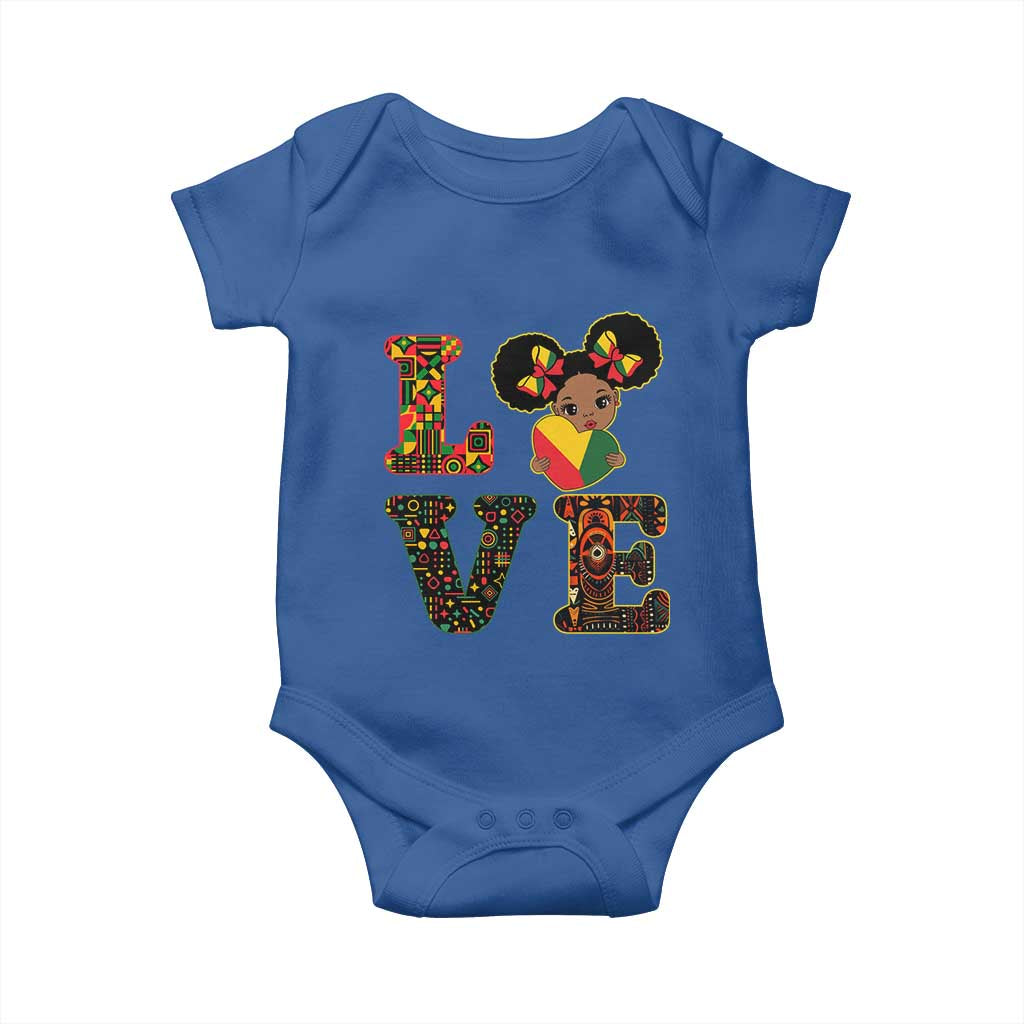 I Am Black Child Cute Girl Baby Onesie LOVE Black History Month Strong African Pride
