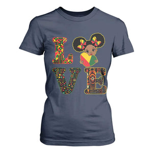 I Am Black Child Cute Girl T Shirt For Women LOVE Black History Month Strong African Pride