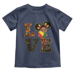 I Am Black Child Cute Girl Toddler T Shirt LOVE Black History Month Strong African Pride
