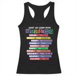 What We Learn From Black History Racerback Tank Top Black Excellence African Roots Pride TS02