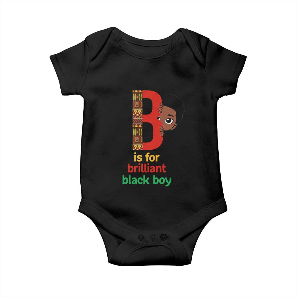 Black History Month Boy Baby Onesie B Is For Brilliant HBCU Education