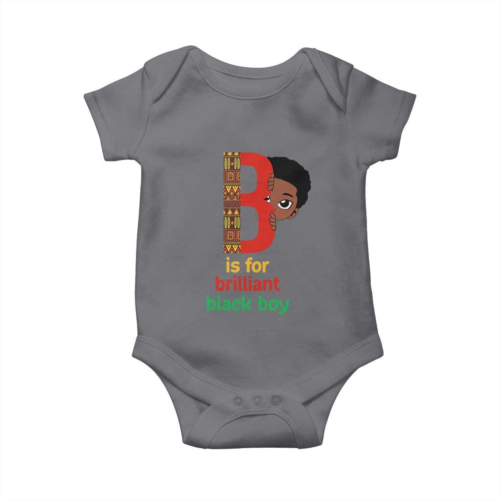 Black History Month Boy Baby Onesie B Is For Brilliant HBCU Education