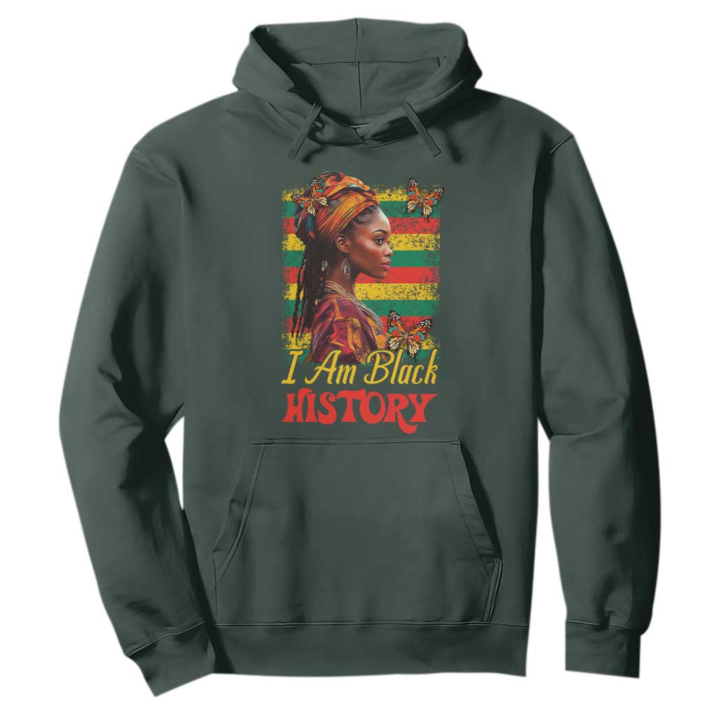 I Am Black History Hoodie African Pride Woman