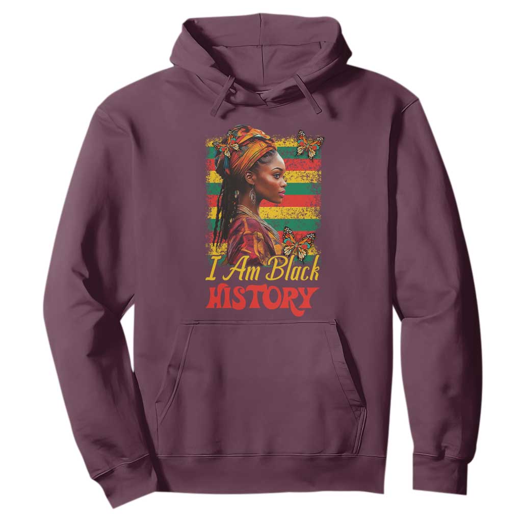 I Am Black History Hoodie African Pride Woman