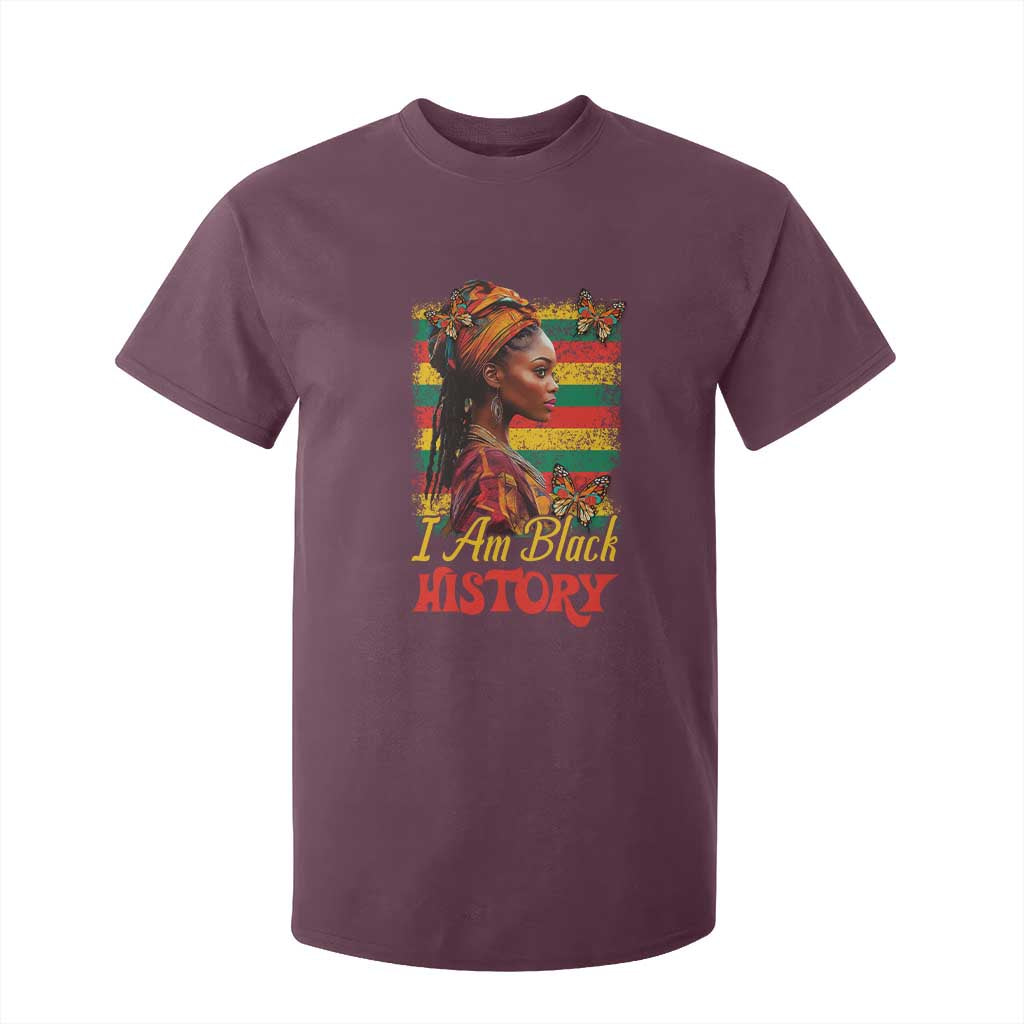 I Am Black History T Shirt For Kid African Pride Woman