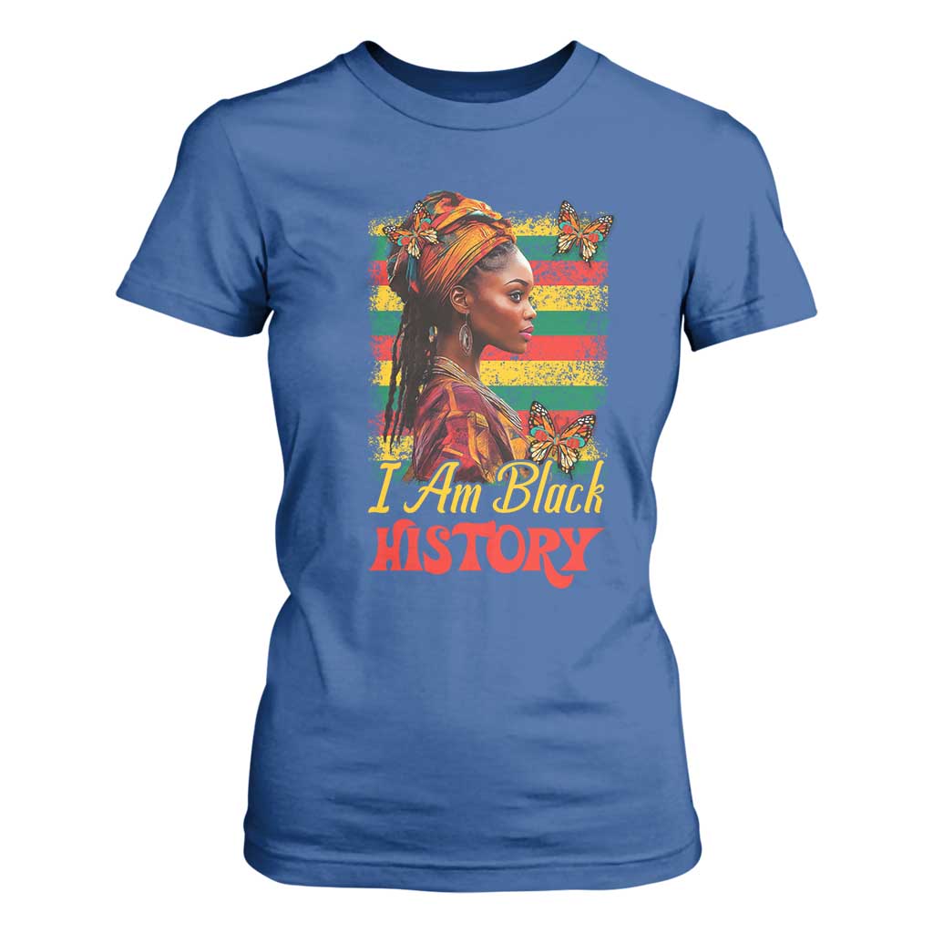 I Am Black History T Shirt For Women African Pride Woman