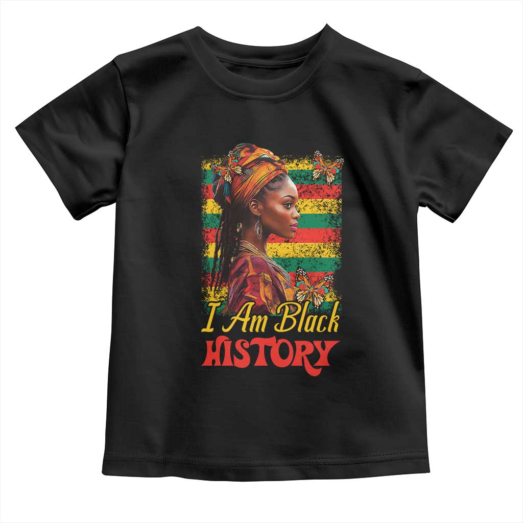 I Am Black History Toddler T Shirt African Pride Woman