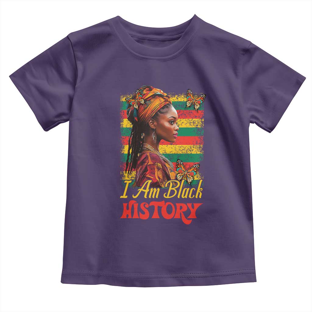 I Am Black History Toddler T Shirt African Pride Woman