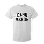 Cabo Verde Returns Home National Pride Varsity Style T Shirt For Kid Cape Verde Minimalist Text Graphic
