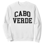 Cabo Verde Returns Home National Pride Varsity Style Sweatshirt Cape Verde Minimalist Text Graphic