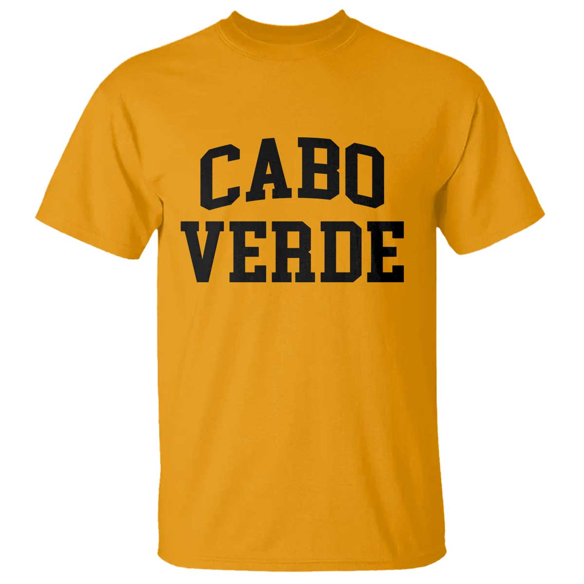 Cabo Verde Returns Home National Pride Varsity Style T Shirt Cape Verde Minimalist Text Graphic