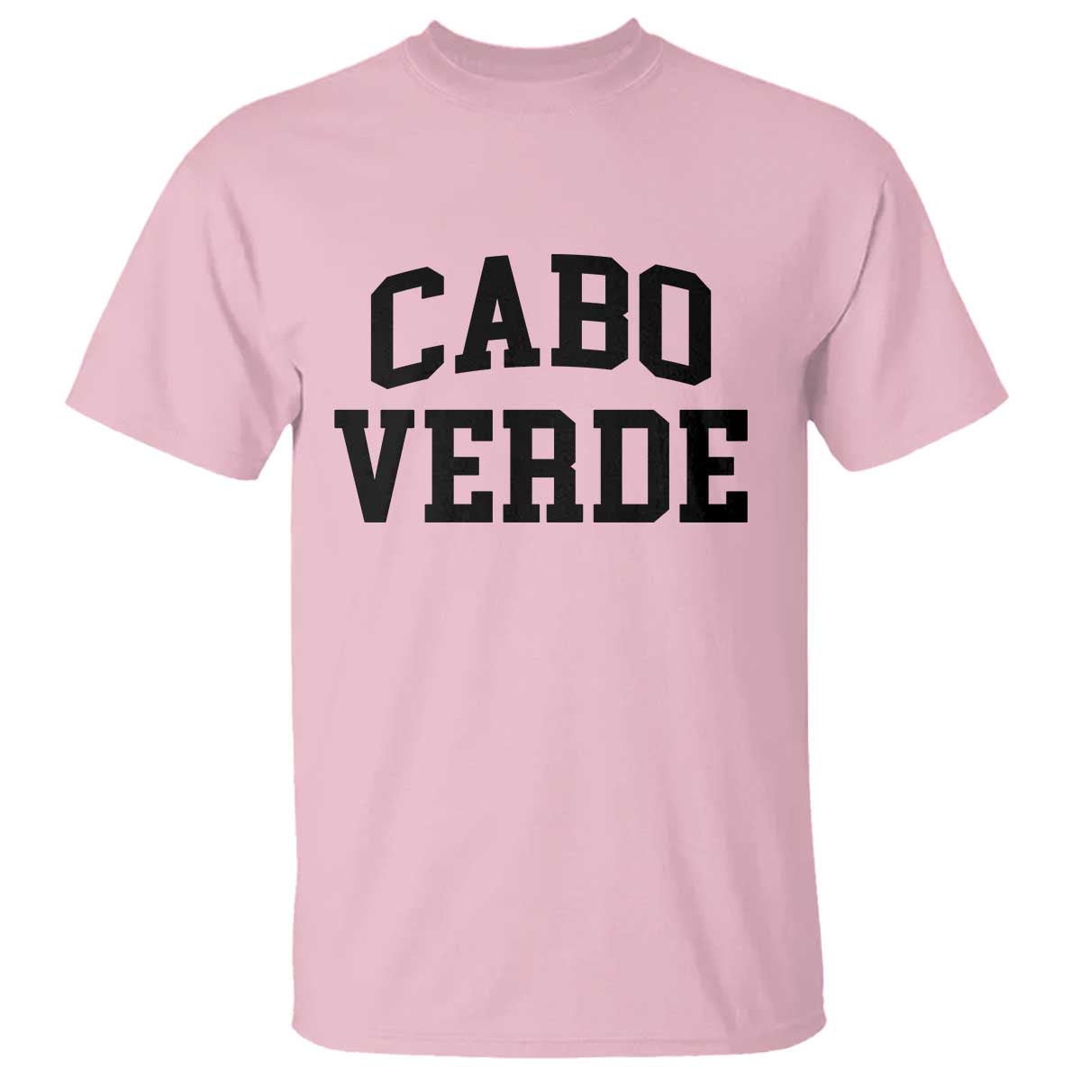 Cabo Verde Returns Home National Pride Varsity Style T Shirt Cape Verde Minimalist Text Graphic