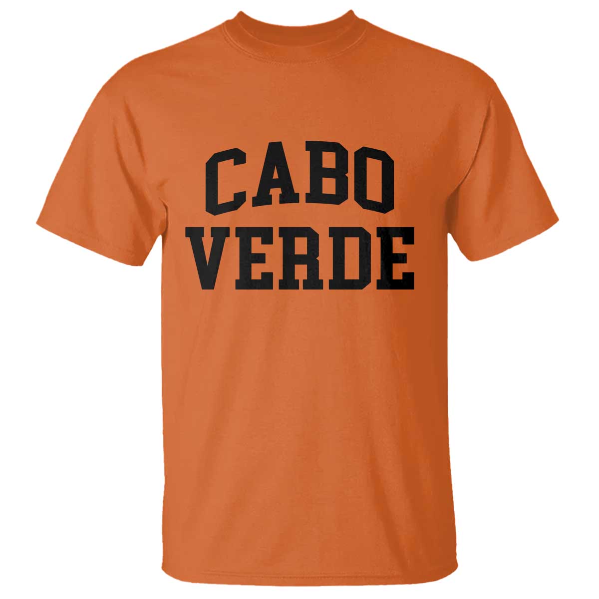 Cabo Verde Returns Home National Pride Varsity Style T Shirt Cape Verde Minimalist Text Graphic