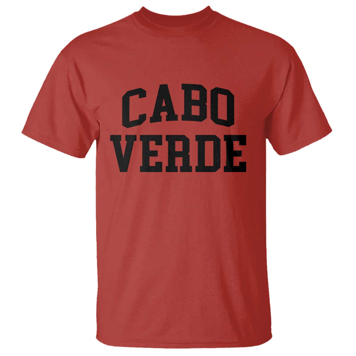 Cabo Verde Returns Home National Pride Varsity Style T Shirt Cape Verde Minimalist Text Graphic