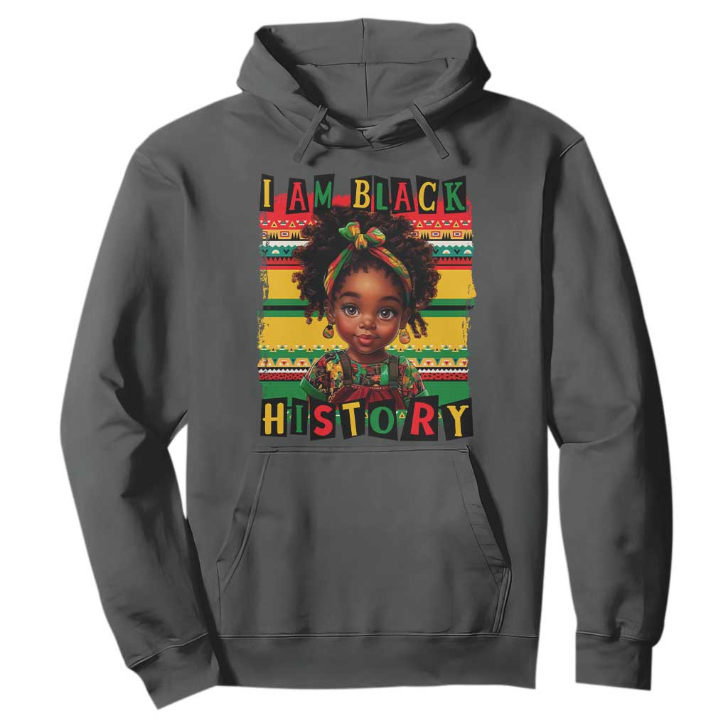 I Am Black History Hoodie Black Melanin Kids Girls