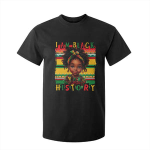 I Am Black History T Shirt For Kid Black Melanin Kids Girls