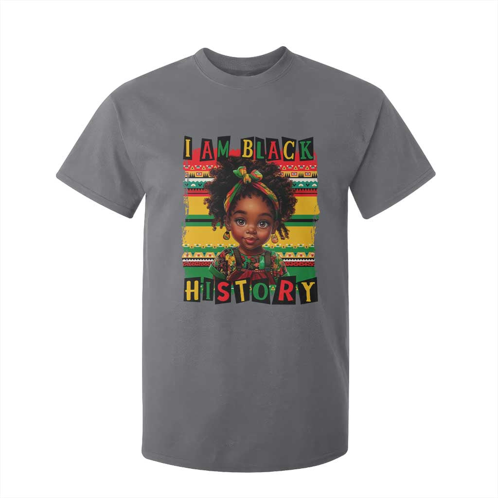 I Am Black History T Shirt For Kid Black Melanin Kids Girls
