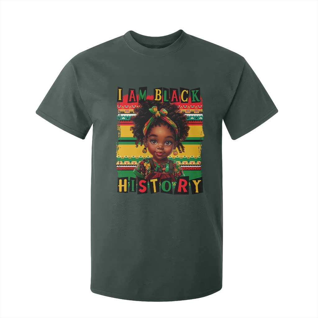 I Am Black History T Shirt For Kid Black Melanin Kids Girls