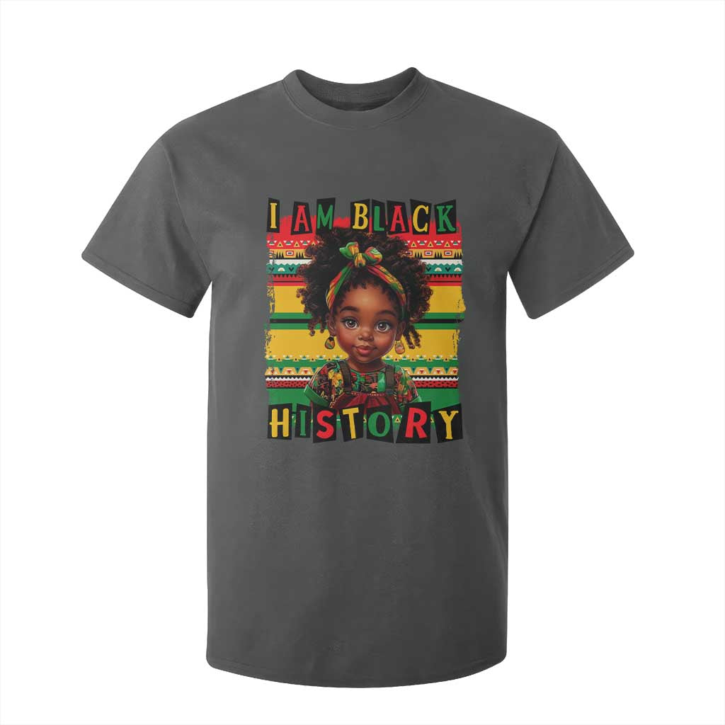 I Am Black History T Shirt For Kid Black Melanin Kids Girls