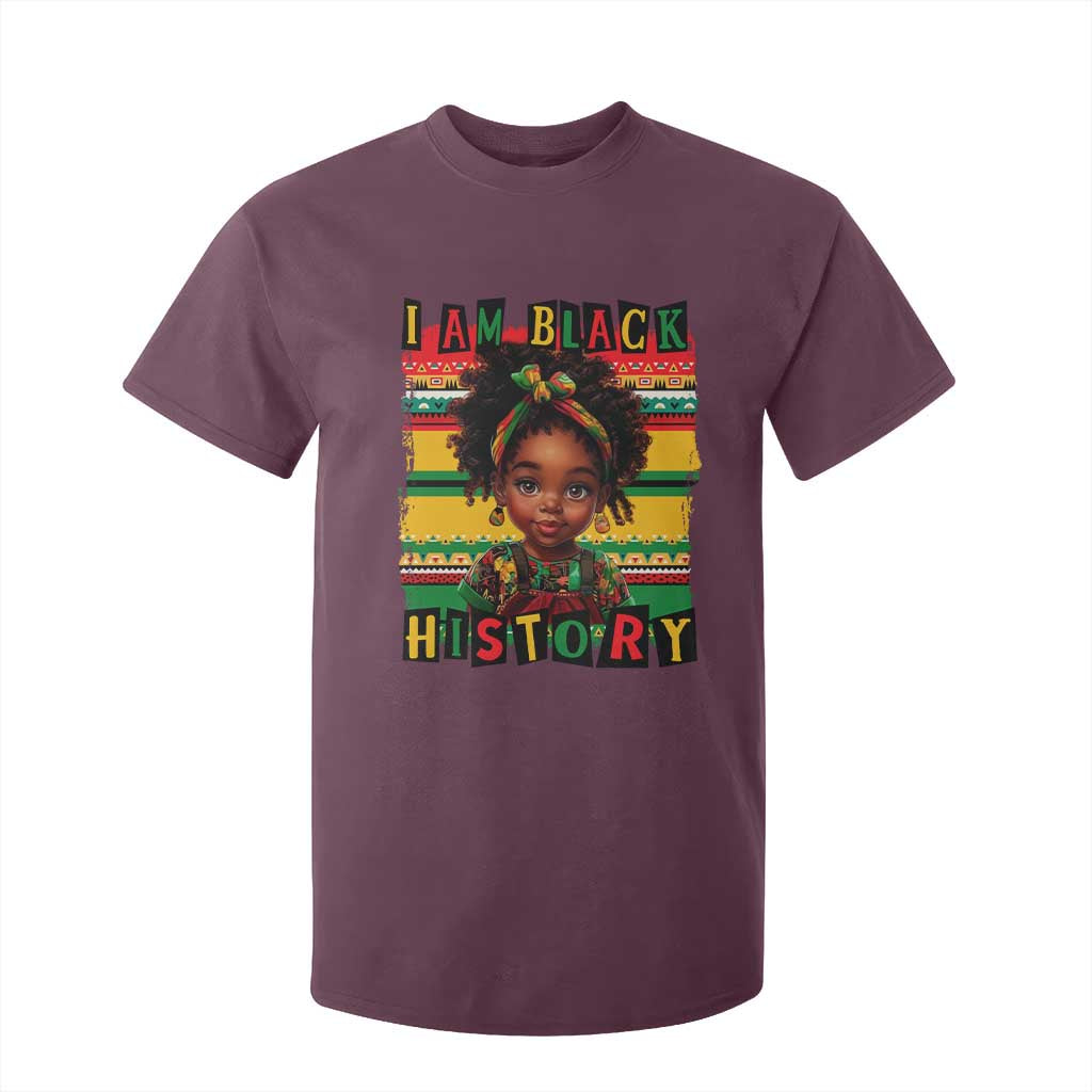 I Am Black History T Shirt For Kid Black Melanin Kids Girls
