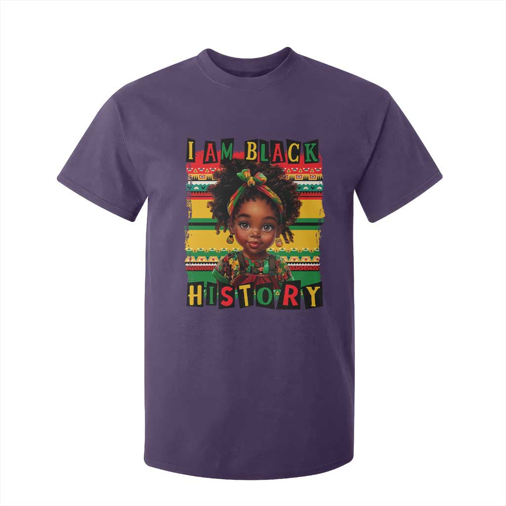 I Am Black History T Shirt For Kid Black Melanin Kids Girls