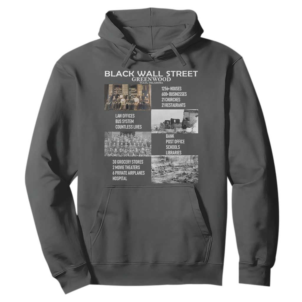 Black Wall Street Hoodie Greenwood African American Remembrance
