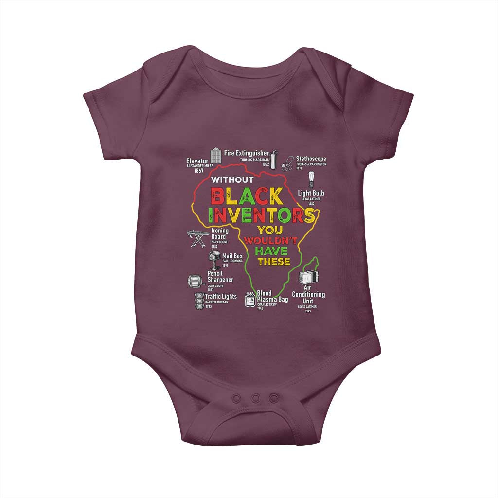 Proud Black Inventors Baby Onesie Black History Month African American Pride