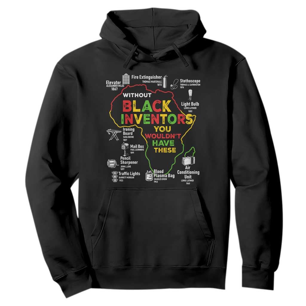 Proud Black Inventors Hoodie Black History Month African American Pride