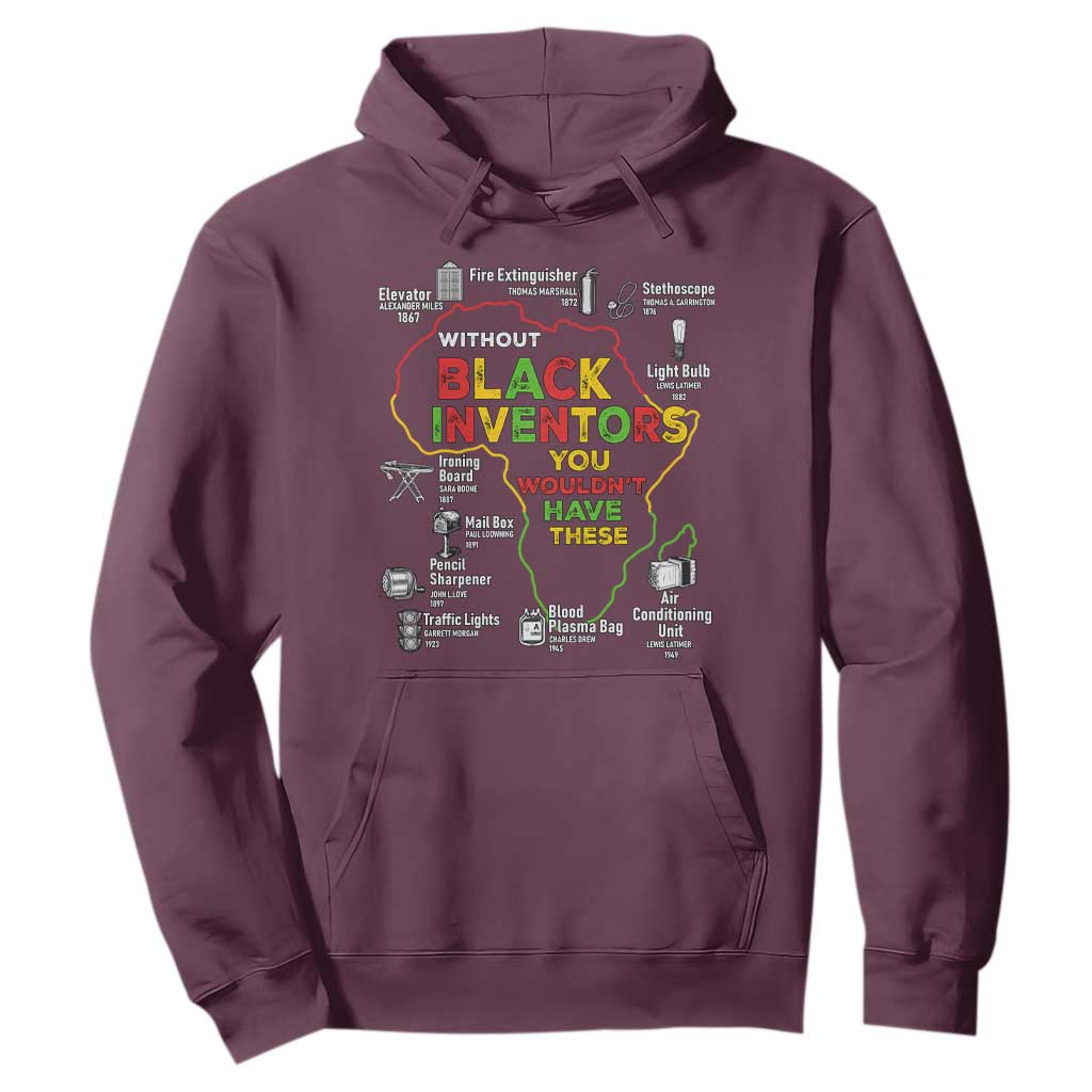 Proud Black Inventors Hoodie Black History Month African American Pride