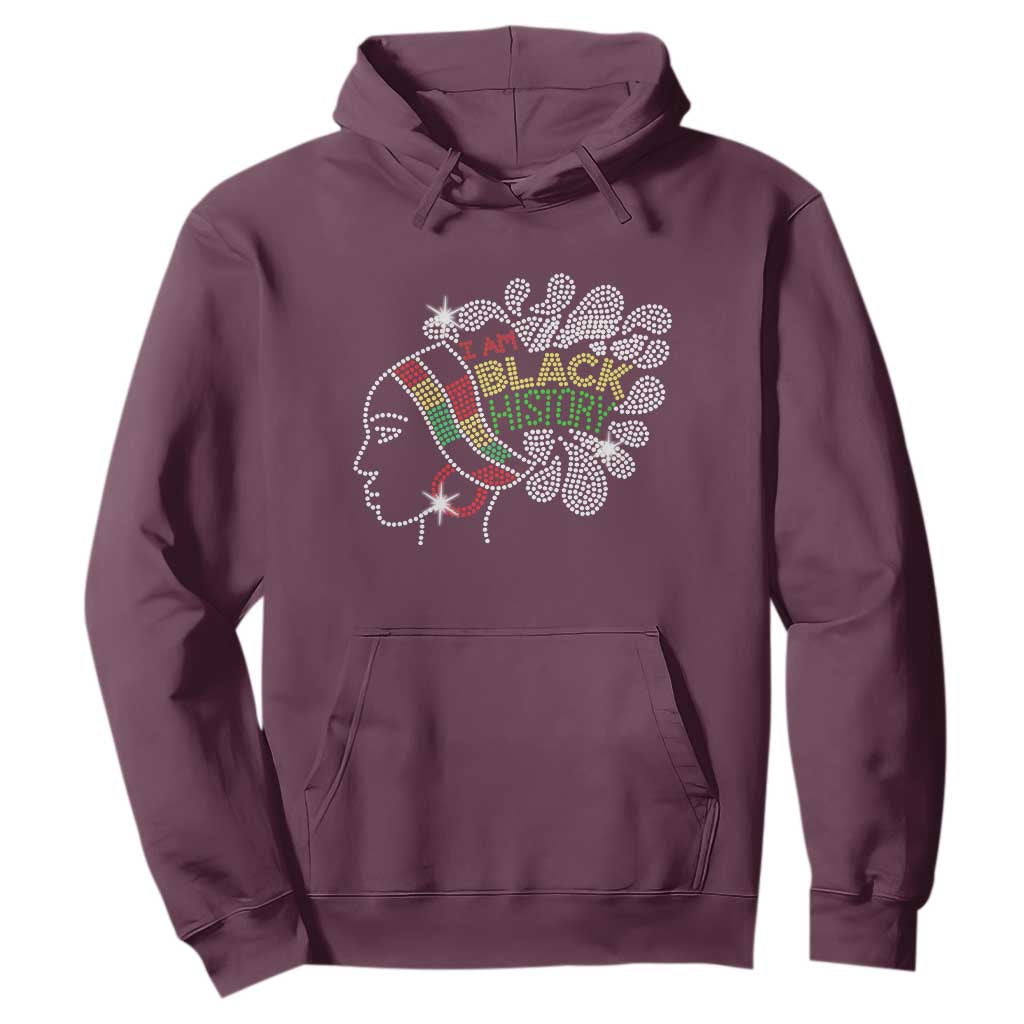 I Am Black History Hoodie Black Girl Sparkling