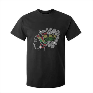 I Am Black History T Shirt For Kid Black Girl Sparkling