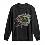 I Am Black History Long Sleeve Shirt Black Girl Sparkling