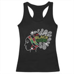 I Am Black History Racerback Tank Top Black Girl Sparkling