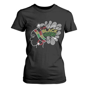I Am Black History T Shirt For Women Black Girl Sparkling