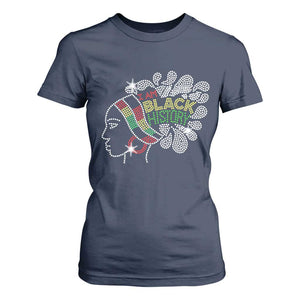 I Am Black History T Shirt For Women Black Girl Sparkling