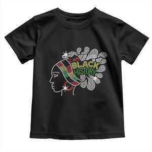 I Am Black History Toddler T Shirt Black Girl Sparkling