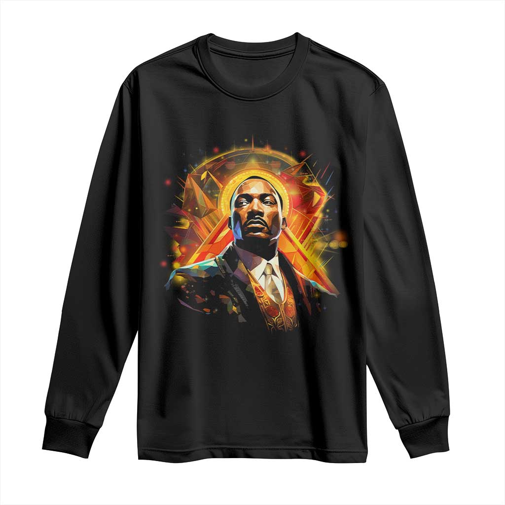 Martin Luther King MLK Long Sleeve Shirt Afrofuturism Graphic Art