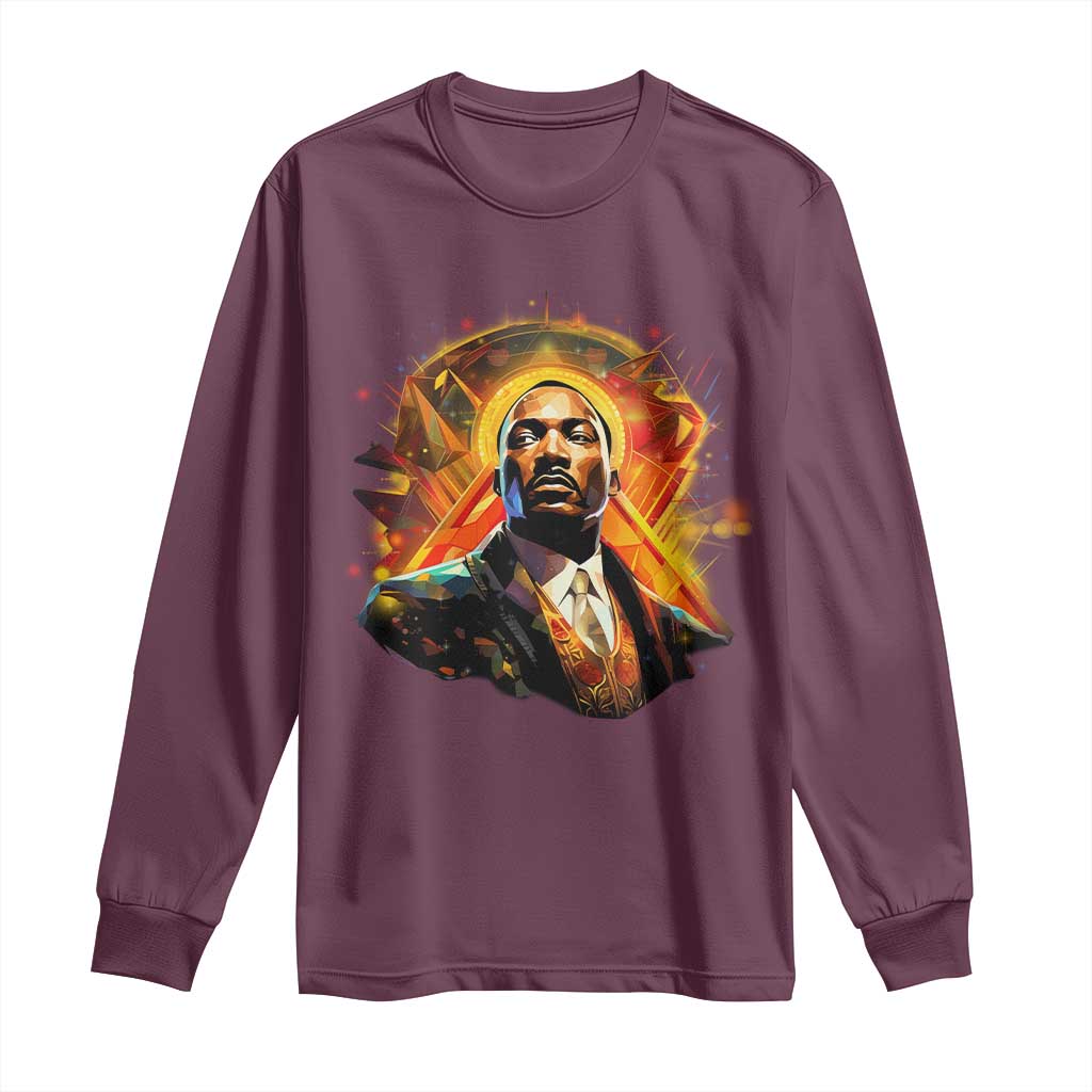 Martin Luther King MLK Long Sleeve Shirt Afrofuturism Graphic Art
