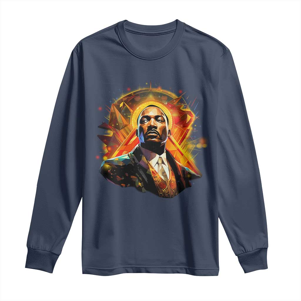 Martin Luther King MLK Long Sleeve Shirt Afrofuturism Graphic Art