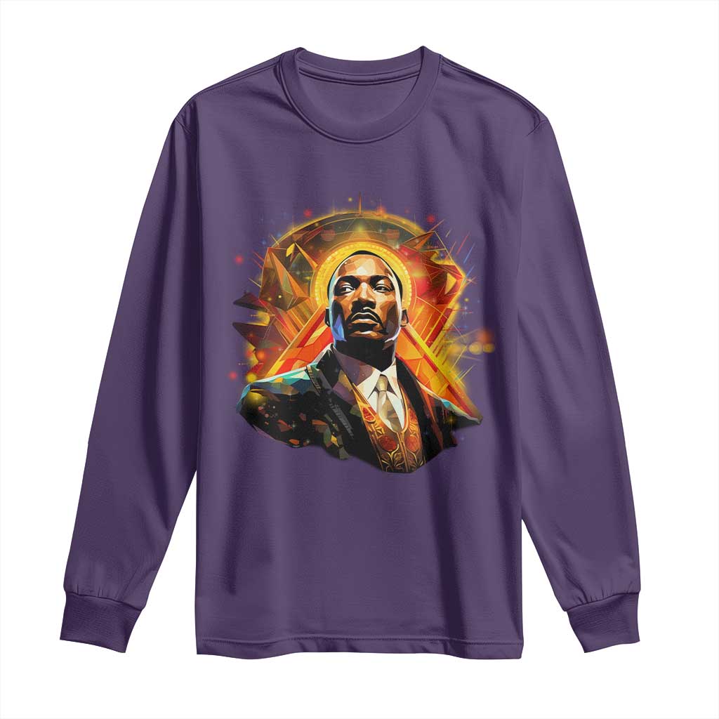Martin Luther King MLK Long Sleeve Shirt Afrofuturism Graphic Art