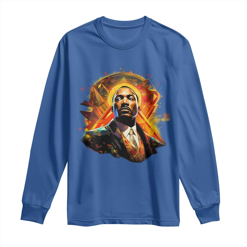 Martin Luther King MLK Long Sleeve Shirt Afrofuturism Graphic Art
