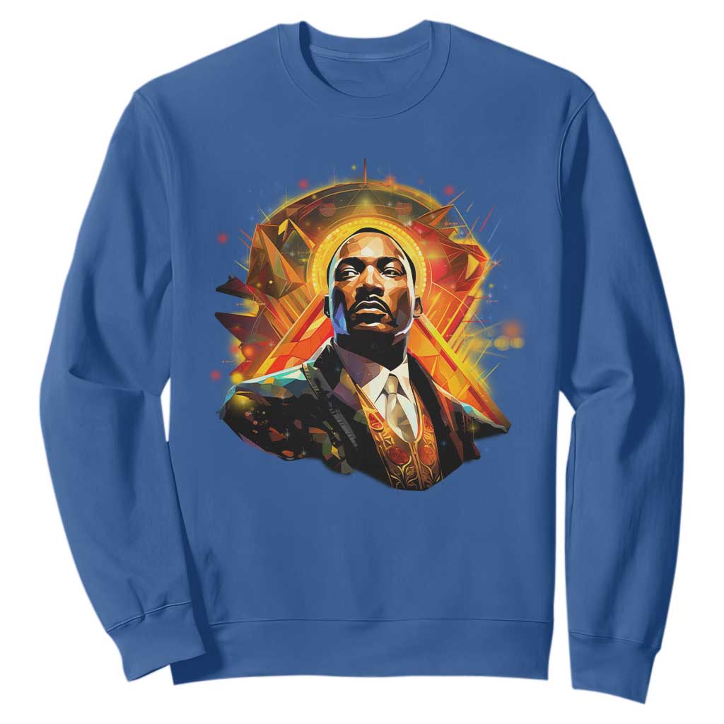 Martin Luther King MLK Sweatshirt Afrofuturism Graphic Art