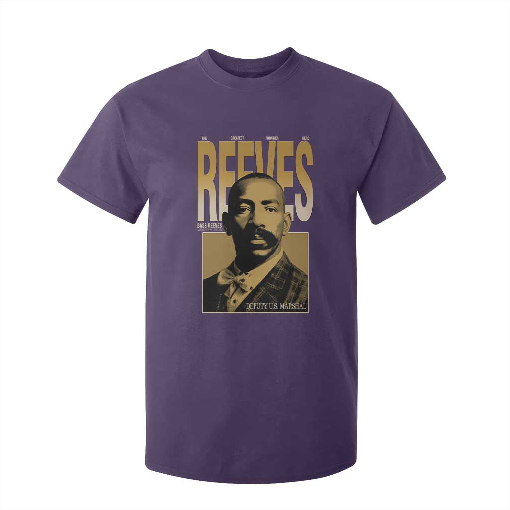 Bass Reeves The Greatest Frontier Hero Western Legend T Shirt For Kid First Black Deputy US Marshal Black History