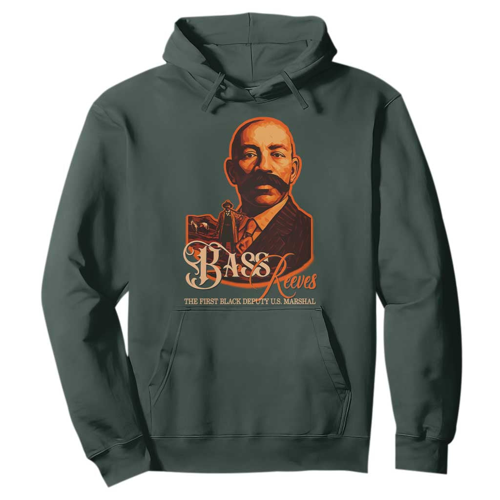 Bass Reeves The First Black Deputy US Marshal Hoodie Western Legend Frontier Lawman Black History