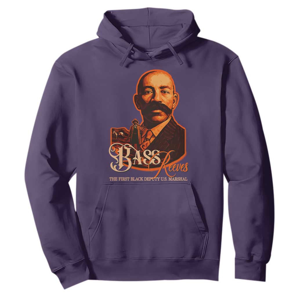 Bass Reeves The First Black Deputy US Marshal Hoodie Western Legend Frontier Lawman Black History