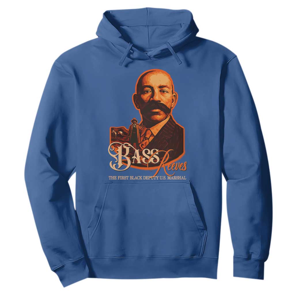 Bass Reeves The First Black Deputy US Marshal Hoodie Western Legend Frontier Lawman Black History